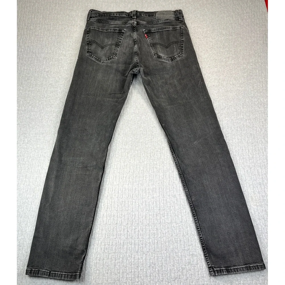 Levi 505 Regular Fit Jeans Men 34x34 Fits 32x31 Black Waterless Denim 00505-2342